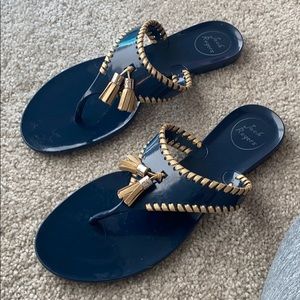 Jack Rogers Alana tassel flip flop sandal 8